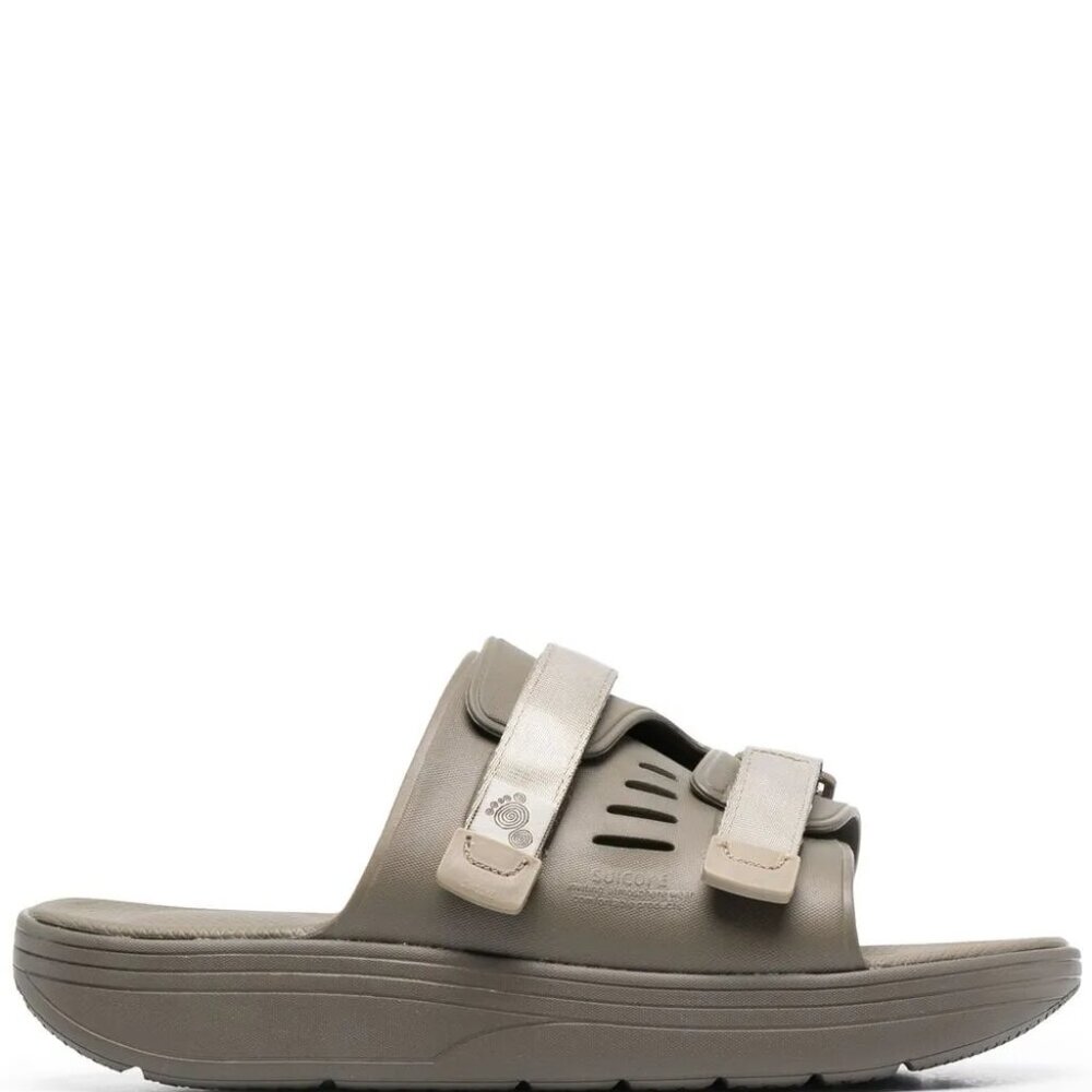 Suicoke Urich Touch Strap Sandals Olive